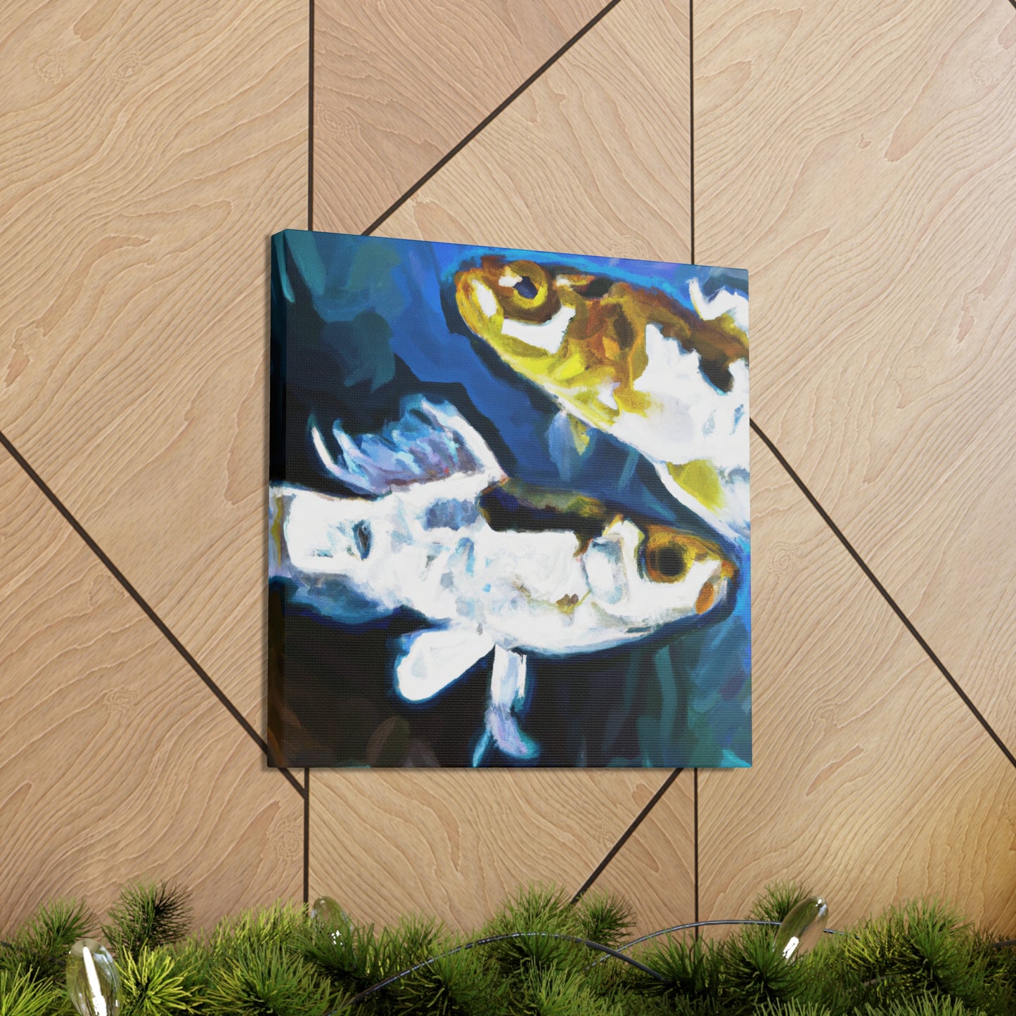 Killifish In Bloom - Canvas