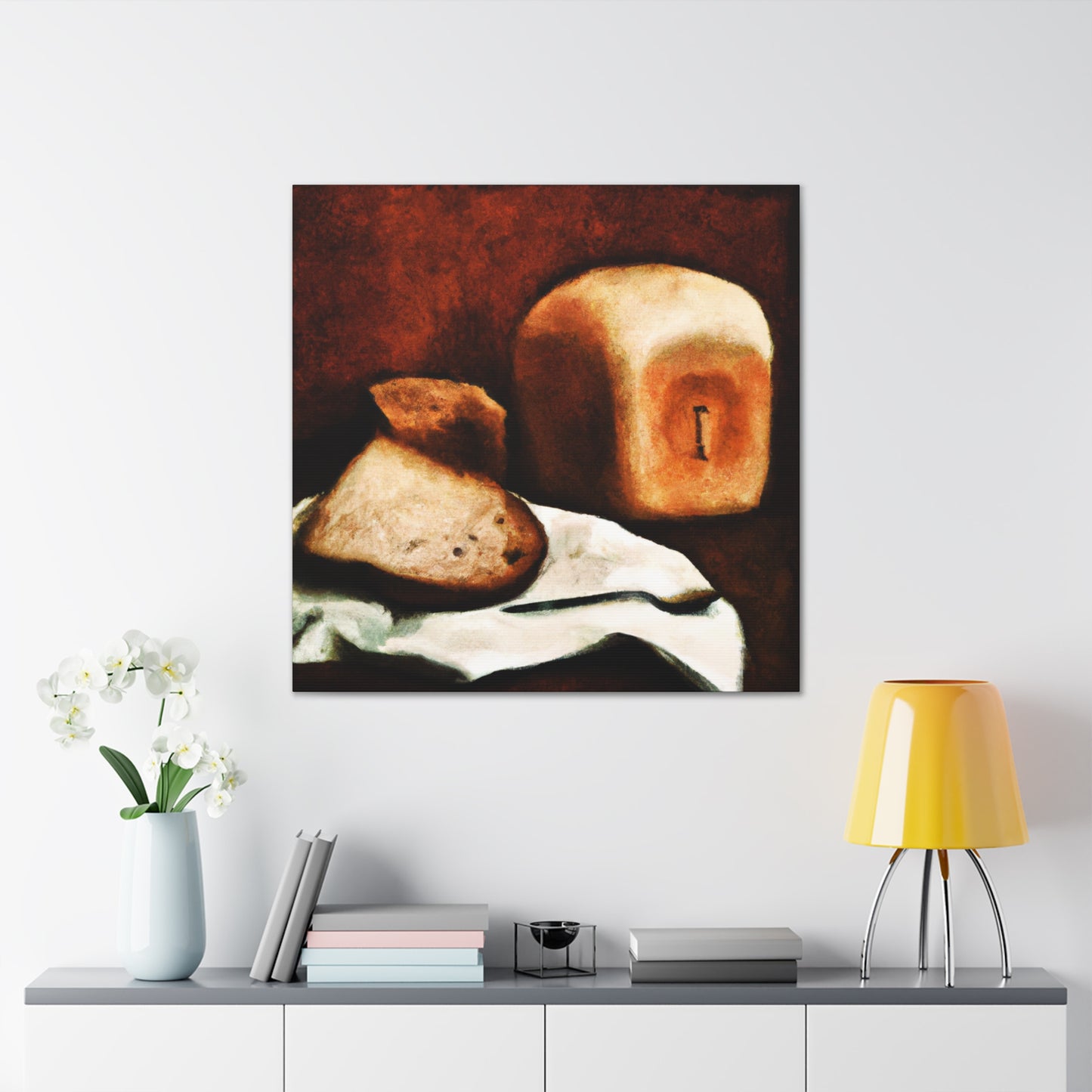 Bread in Eclipse Moon. - Canvas