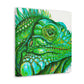 Iguana's Surreal Dream - Canvas