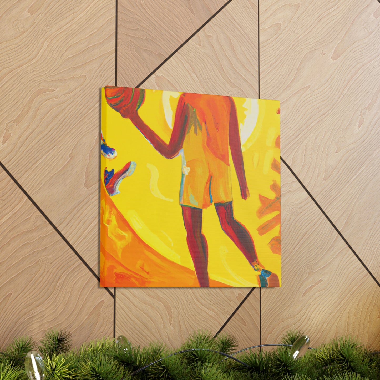 "Basketball Serenely Surreal" - Canvas