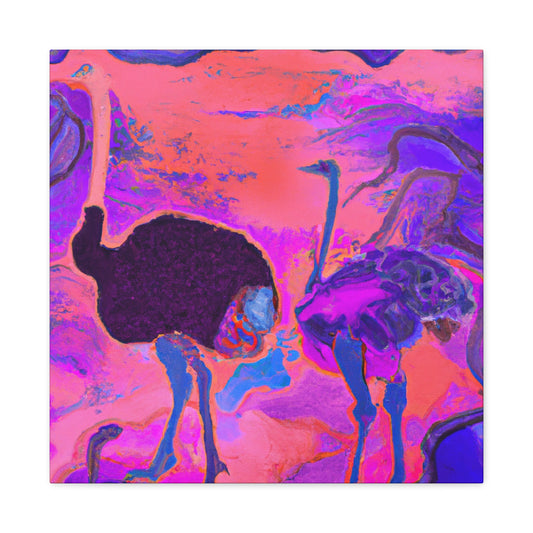 Ostrich in Dreamland - Canvas