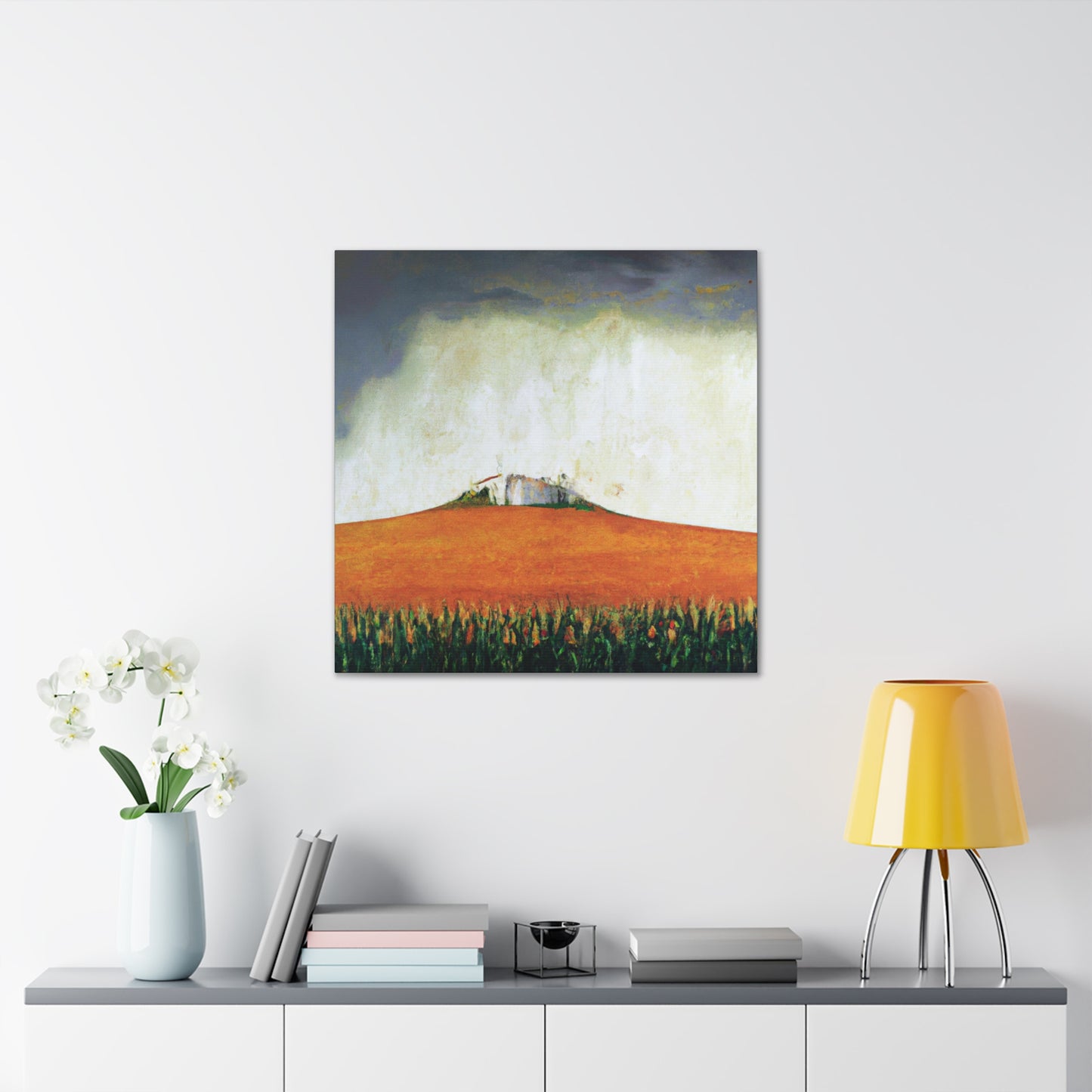 "Crops in Abstracted Fields" - Canvas