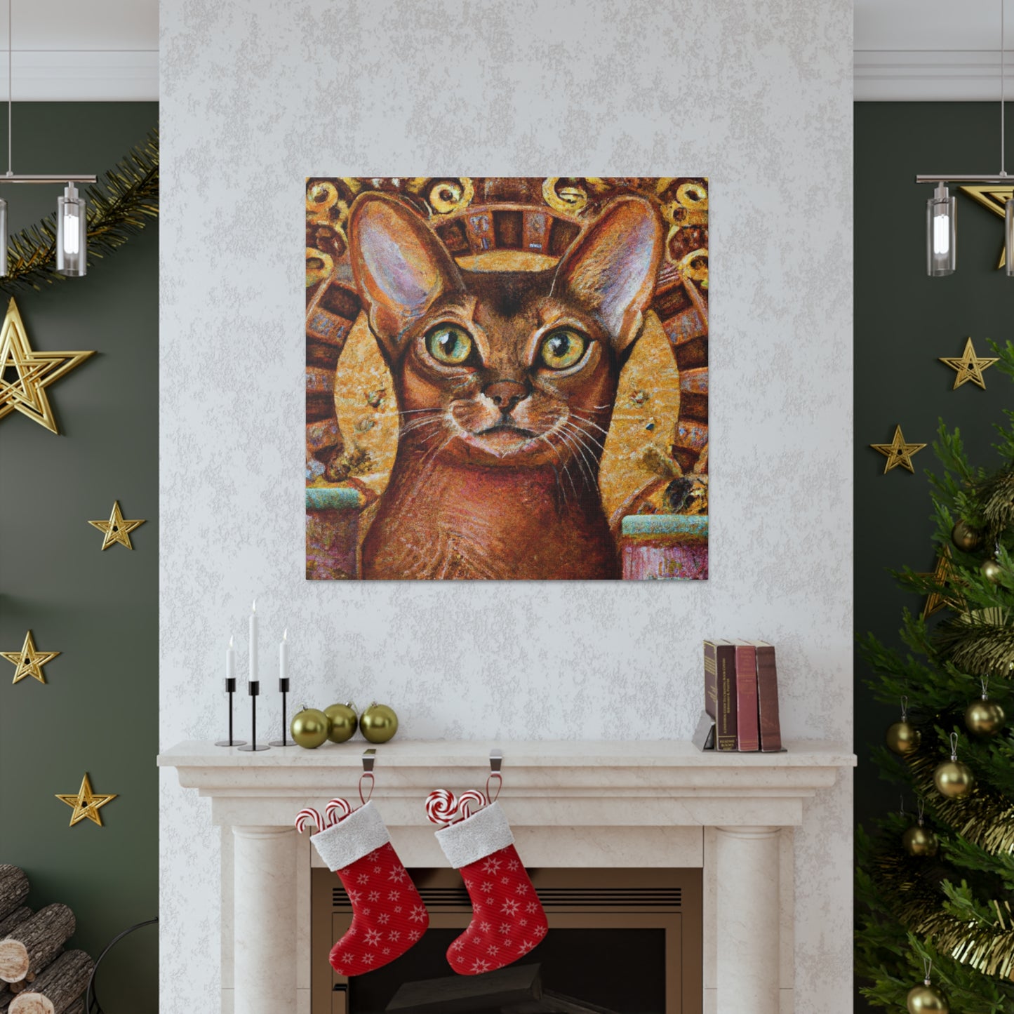 Abyssinian Splendor Scene - Canvas