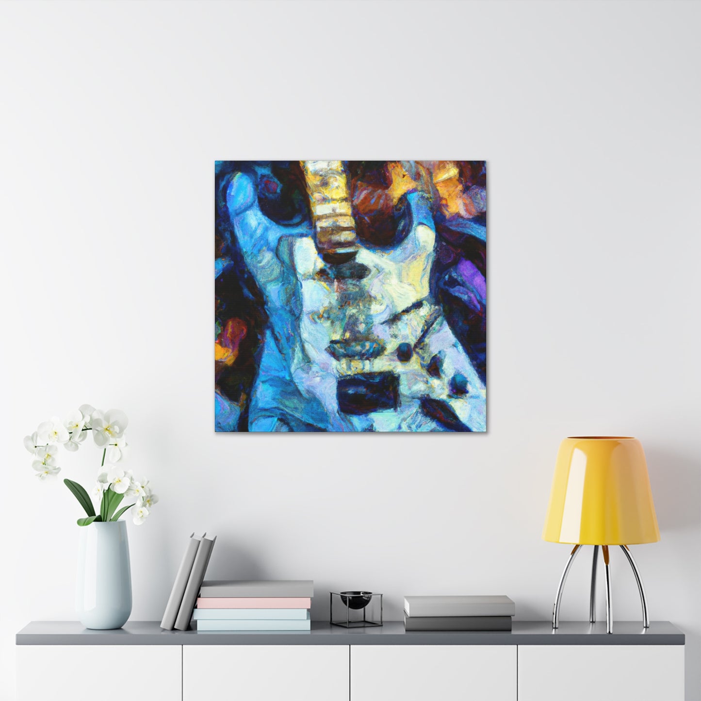 "Fender In Impressionism" - Canvas