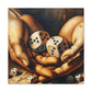 "Fortunes Unveiled: Divine Dice" - Canvas