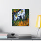 Lynx Among Abstracts - Canvas