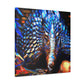 "Pangolin in Expressionism" - Canvas