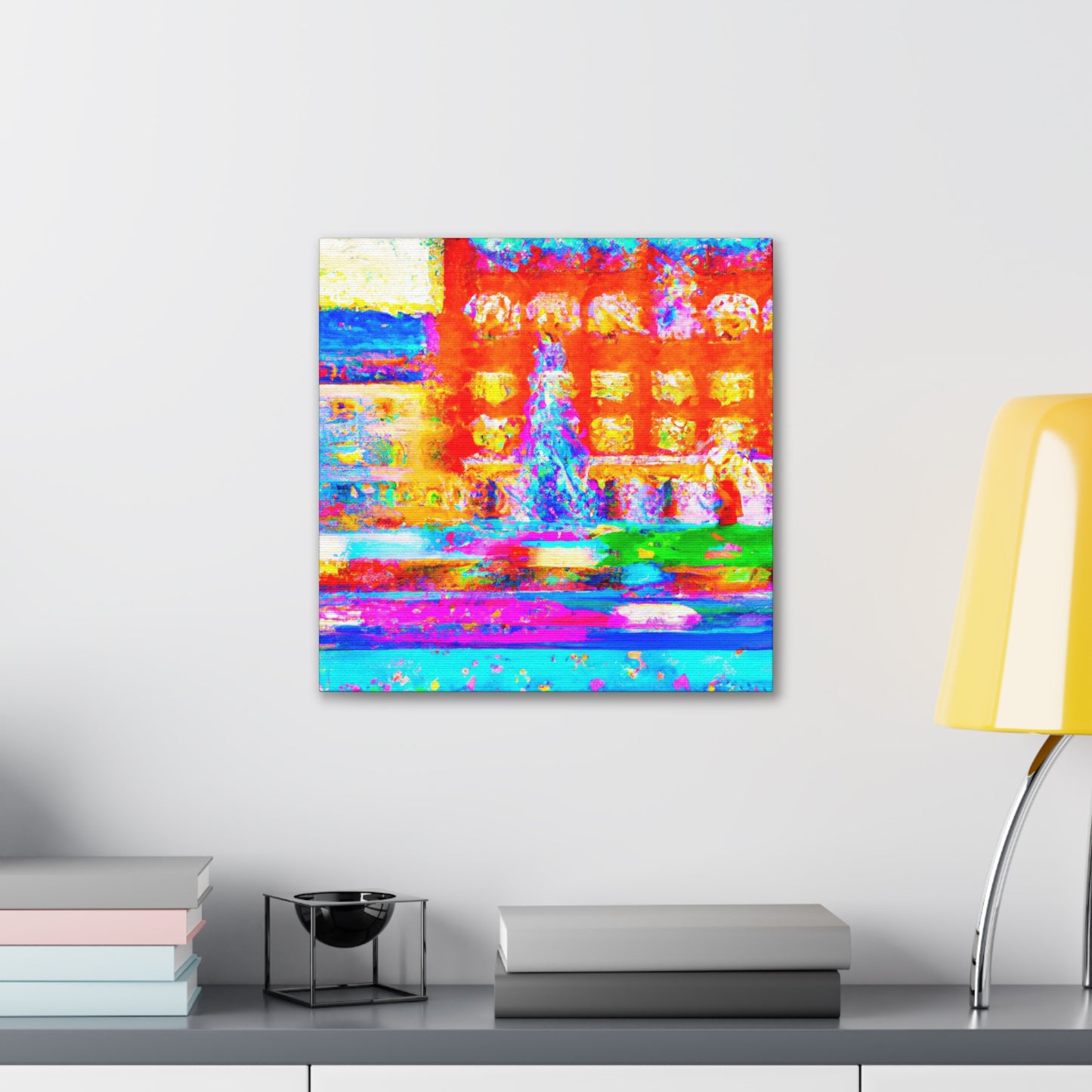 City Square Vibrance. - Canvas