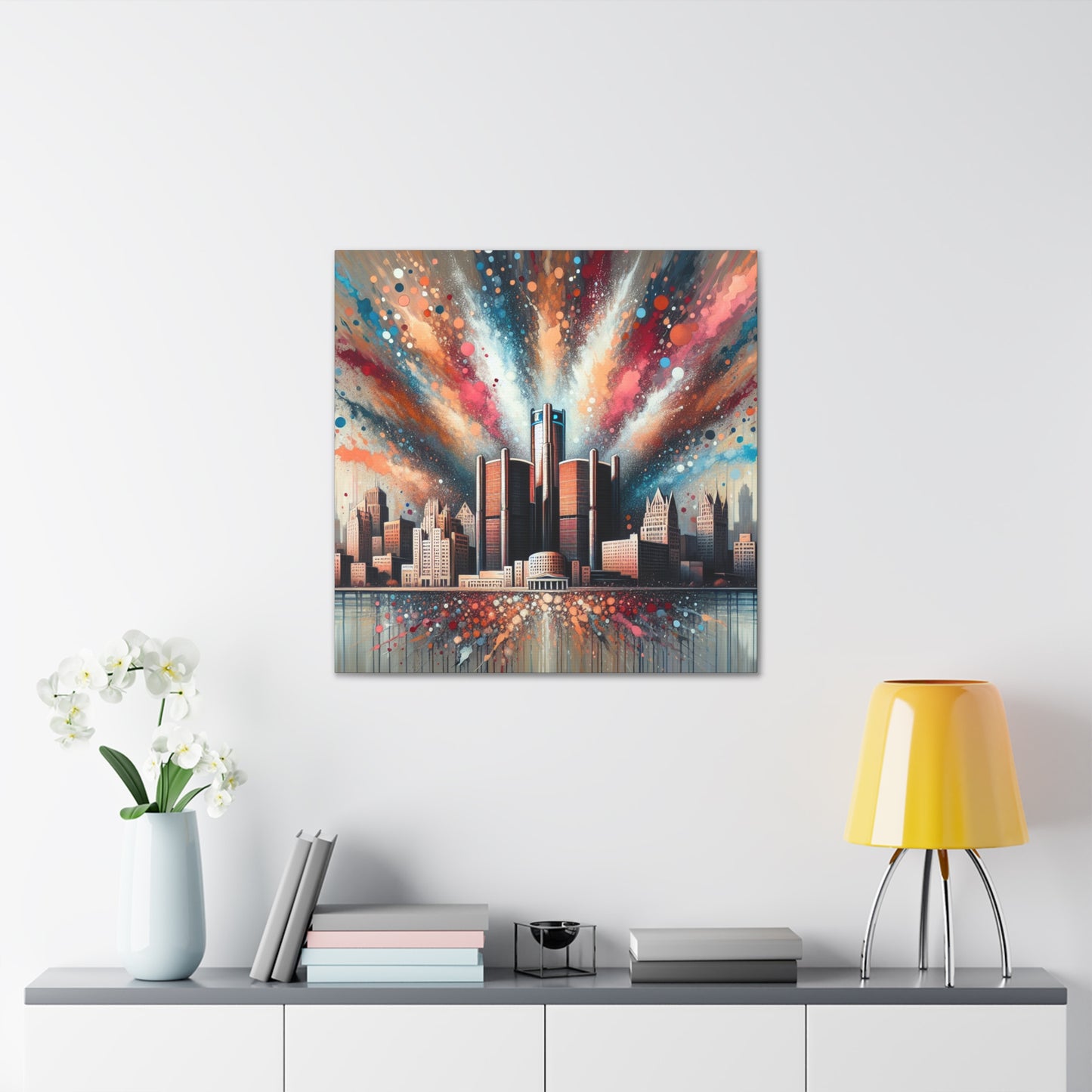 "Motor City Glows" - Canvas