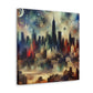 "Urban Odyssey: Concrete Symphony" - Canvas