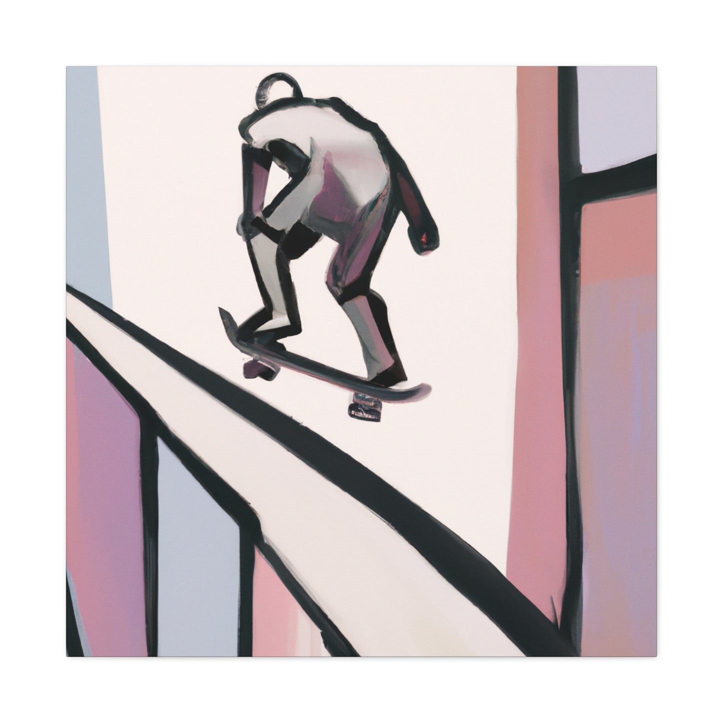 Skateboarding Expressionism - Canvas