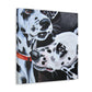 "Dalmatian on Canvas" - Canvas