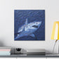 Great White Shark Apart - Canvas