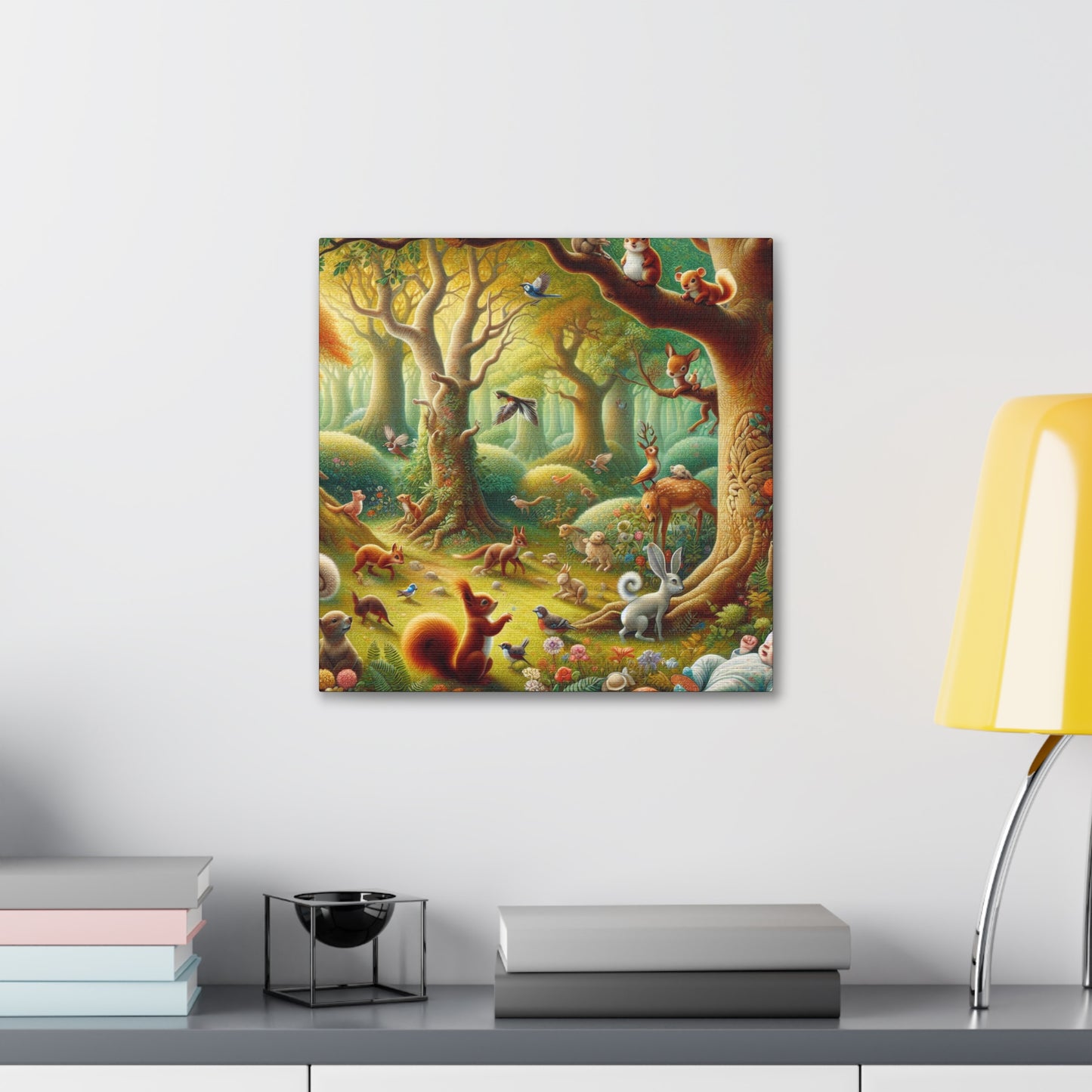 Enchanted Woodland Whispers - Canvas