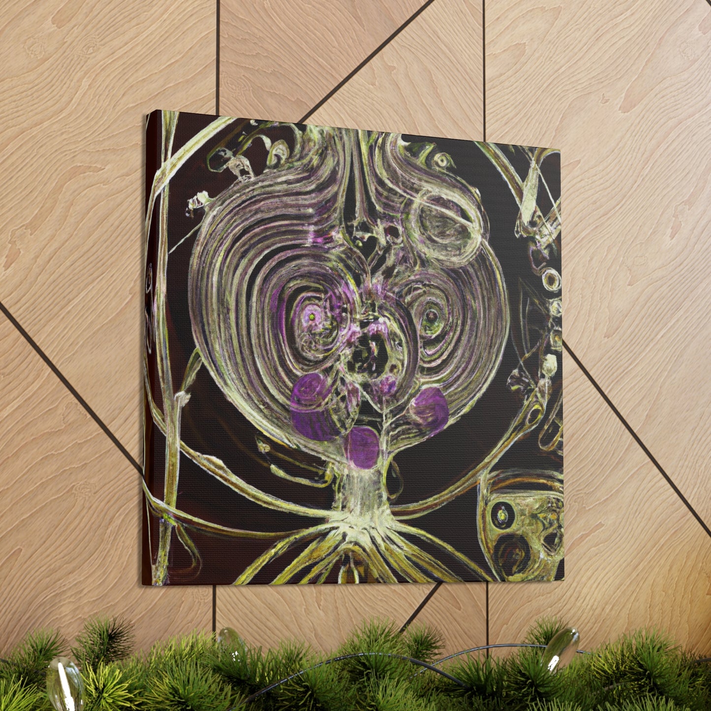 Onion in Steampunk Style - Canvas