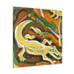 Crocodile in Abstract - Canvas