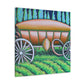 "Hay Wagon in Bloom" - Canvas