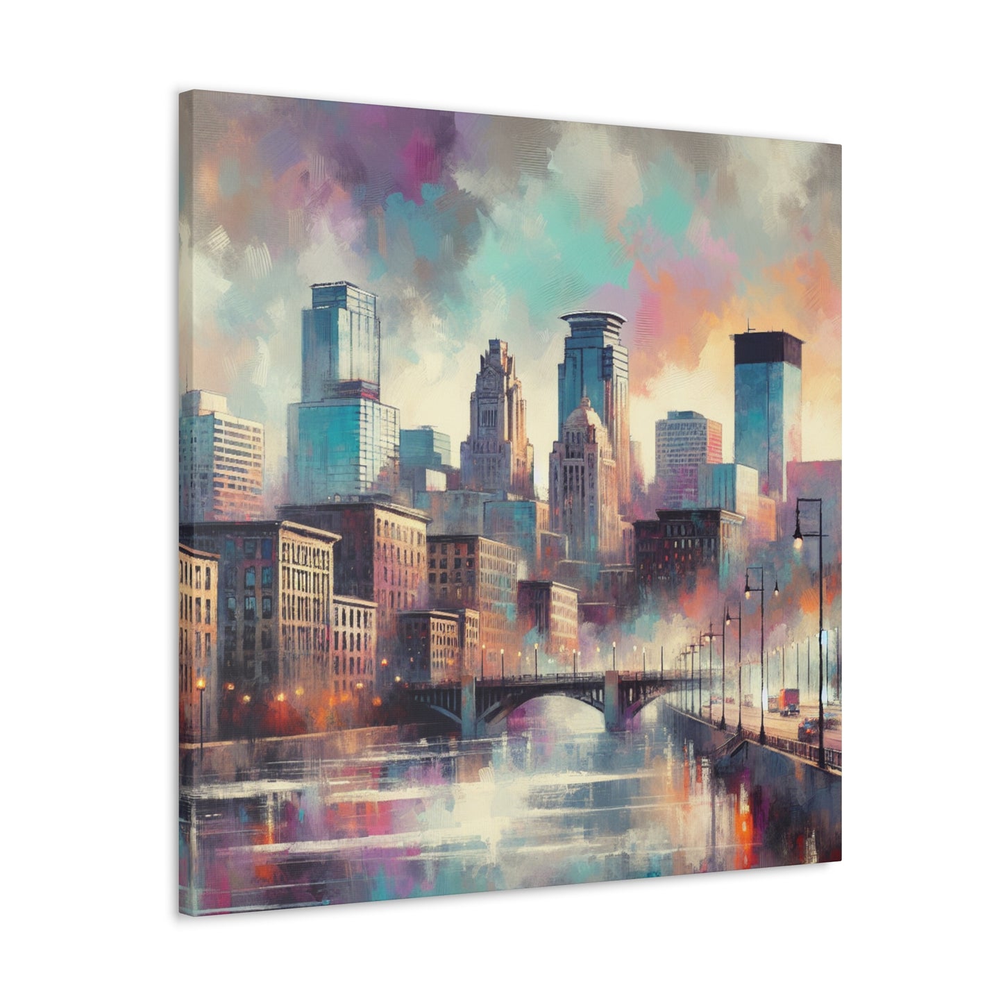 "Urban Melodies on Canvas" - Canvas