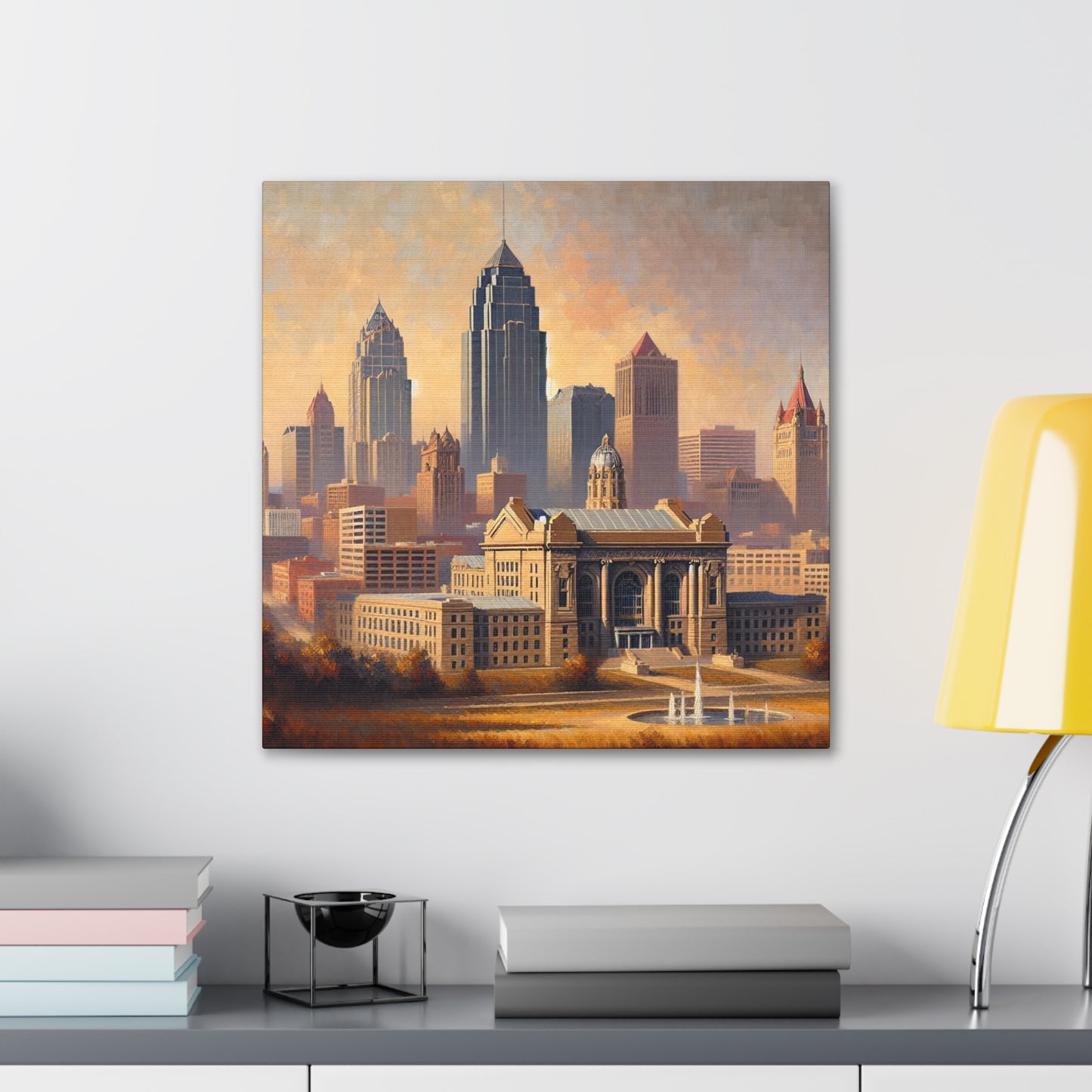 "The Prairie's Metropolitan Beauty" - Canvas