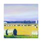 "Serene Hayfield Dreamscape" - Canvas