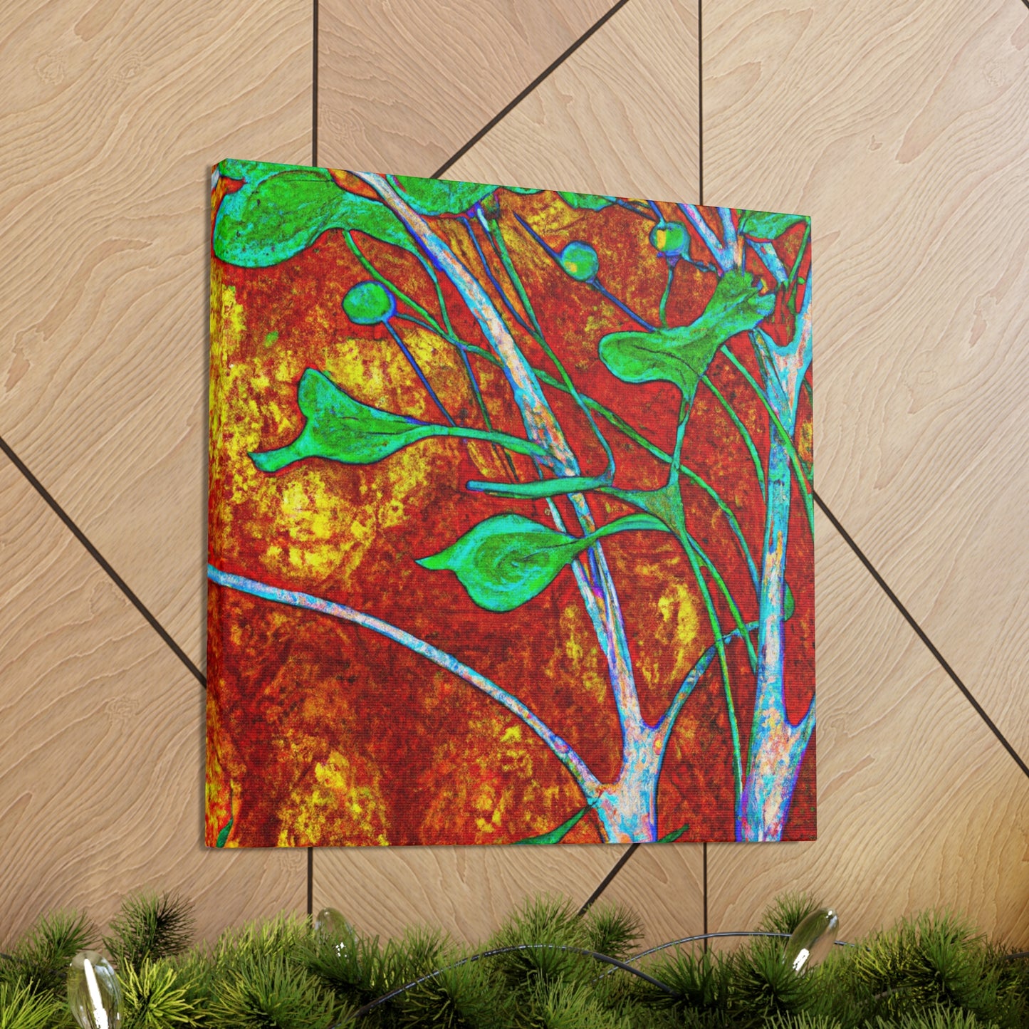 "Dogwood in Art Nouveau" - Canvas