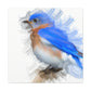 Divine Bluebird Beauty - Canvas