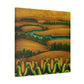 Corn in Splendour Garden - Canvas