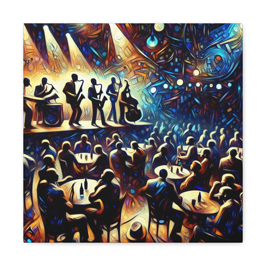 "Midnight Melodies Unleashed" - Canvas