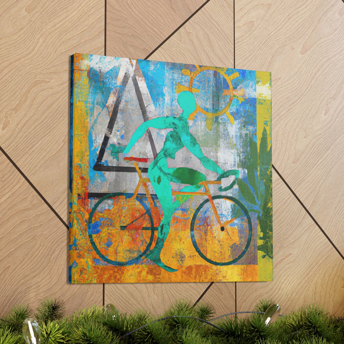 Bicycling Through the Jazz Age - Canvas