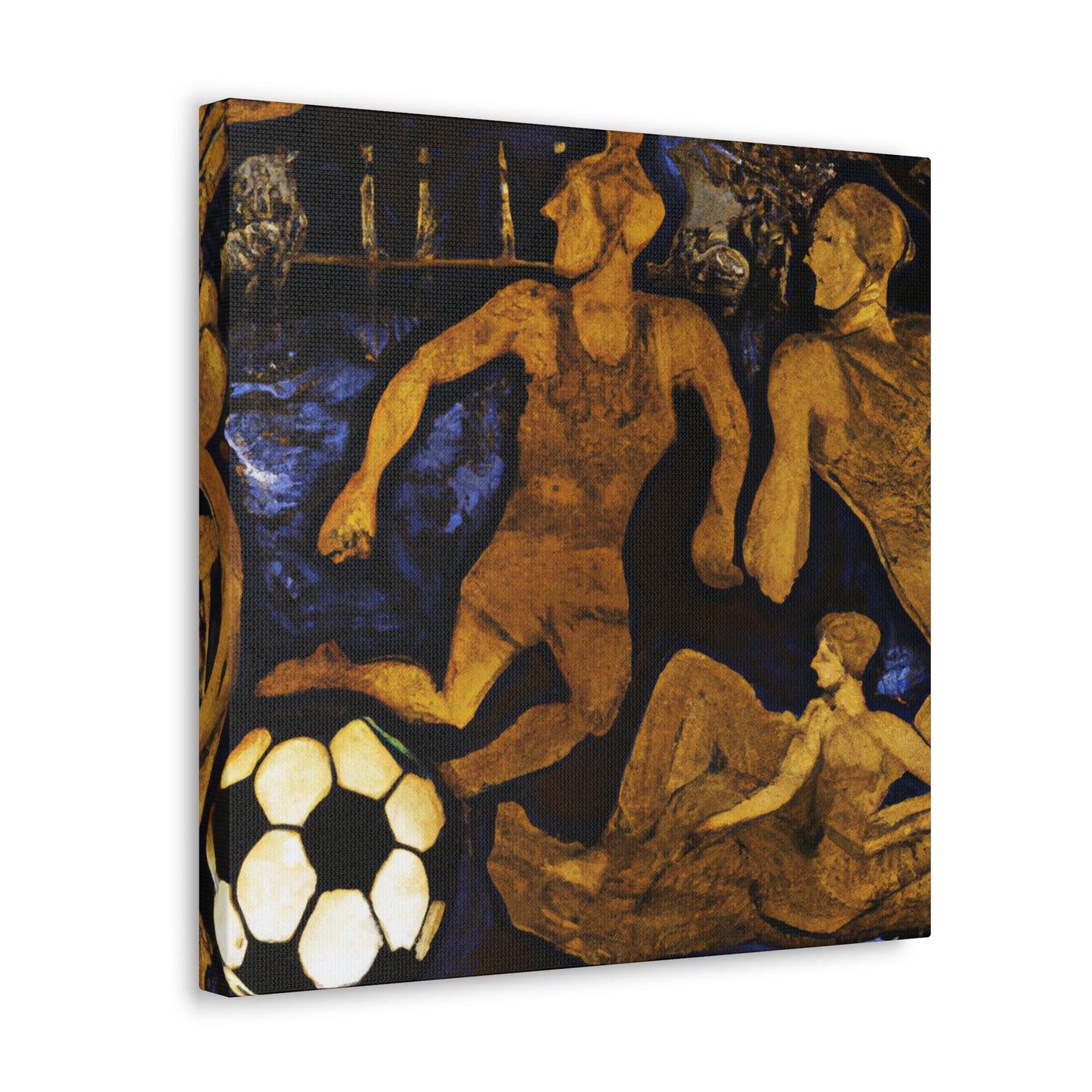 Soccer in Rococo World - Canvas