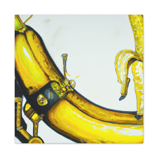 Bananna in Steampunk Time - Canvas