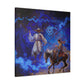 "Cowboy Wild West Ride" - Canvas