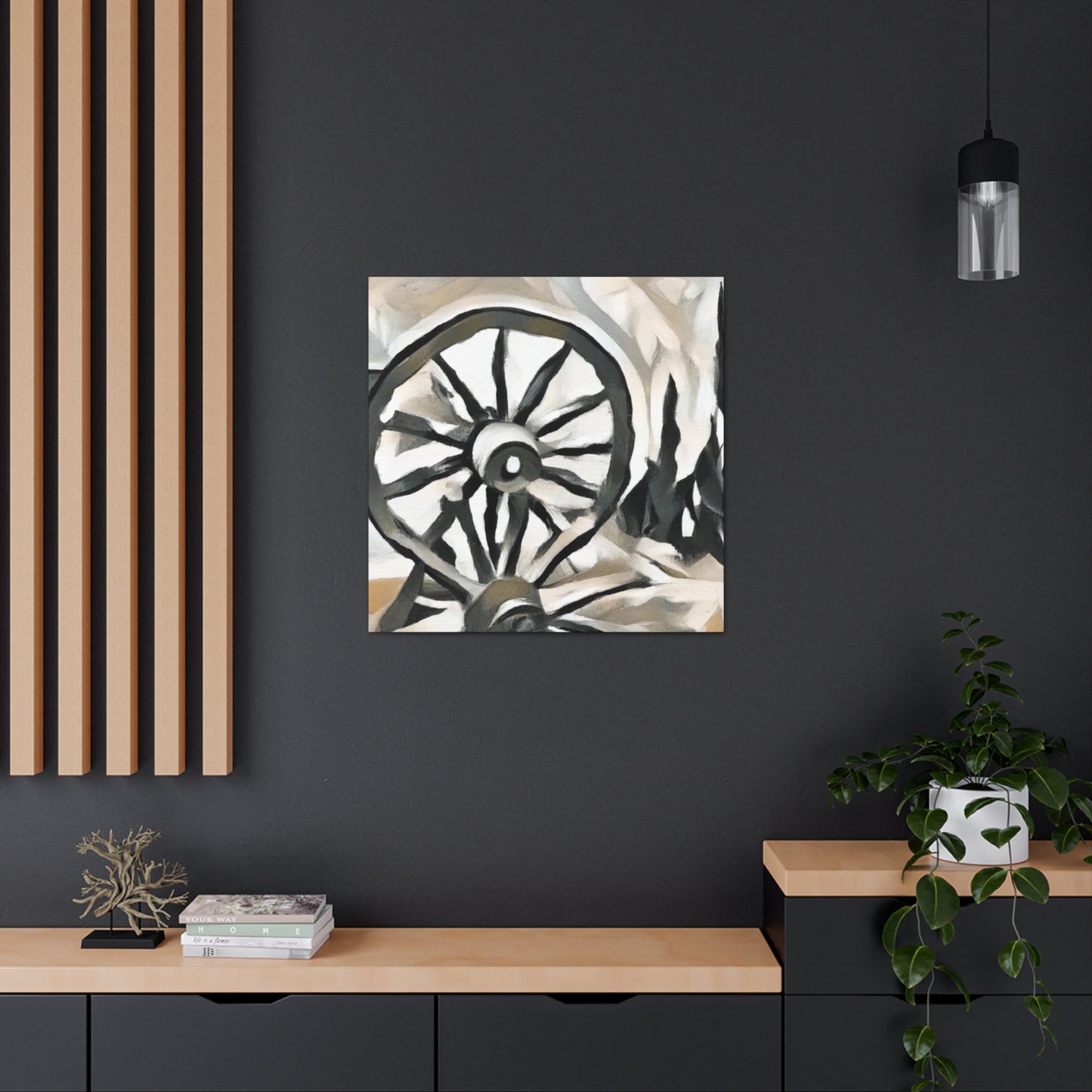 Wagon Wheel Revolutions - Canvas