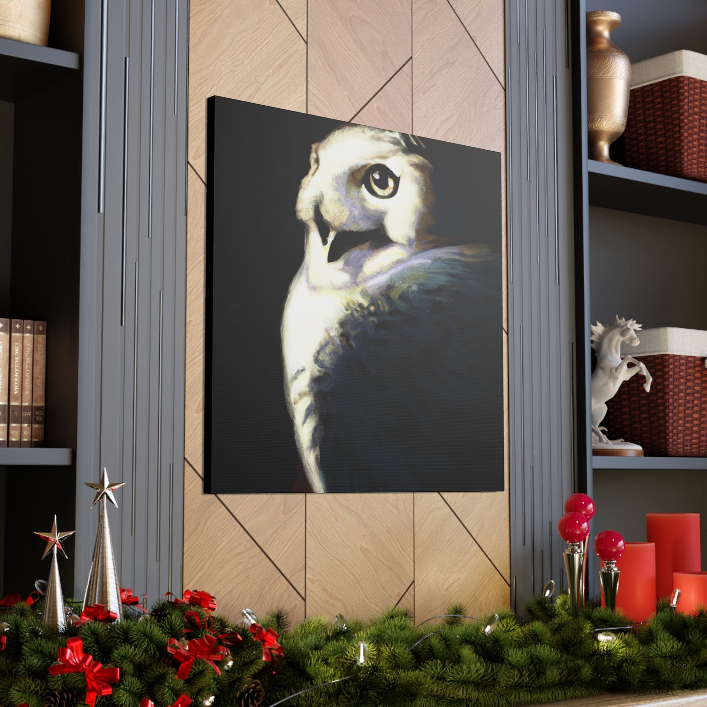 Snowy Owl Surreality - Canvas