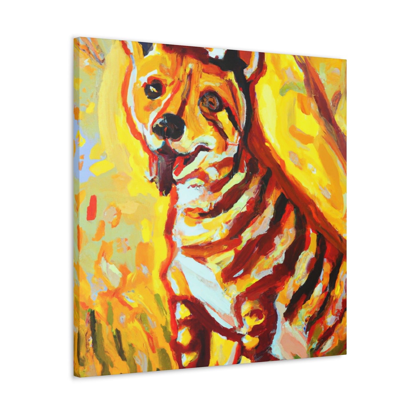 "Tasmanian Tiger Impression" - Canvas