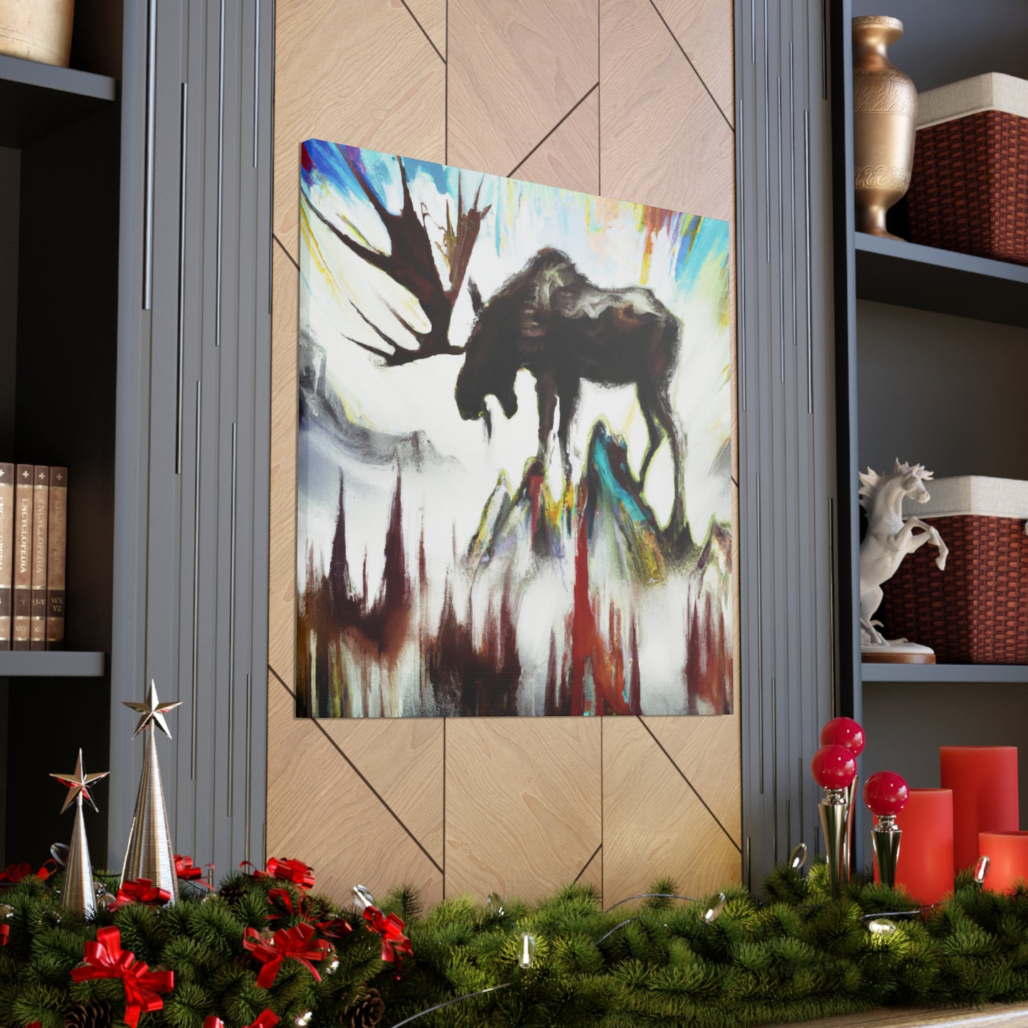 Moose on a Canvas - Canvas