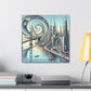 Golden City Whispers - Canvas