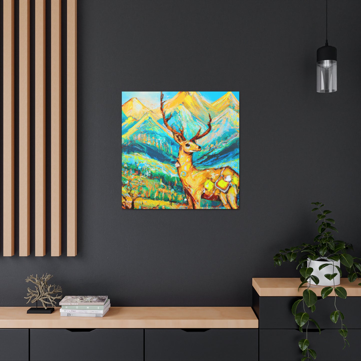 "Deer in the Meadow" - Canvas