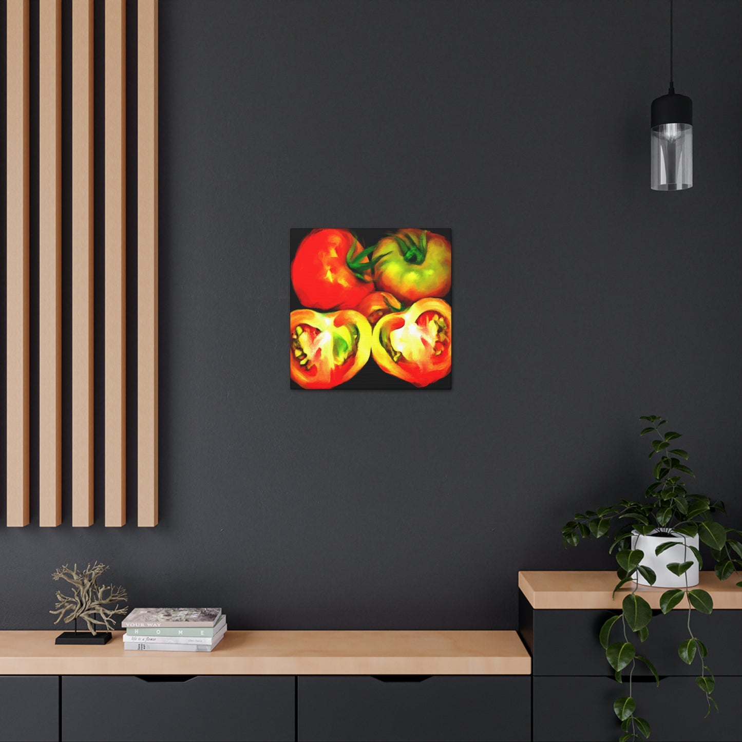 Tomato Temptation Unleashed - Canvas