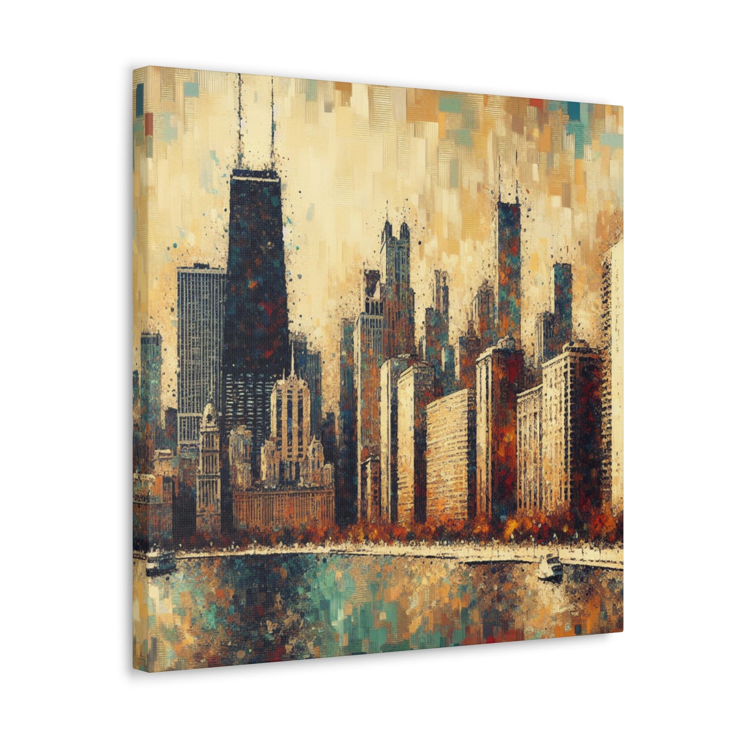 "Enchanted Urban Symphony" - Canvas