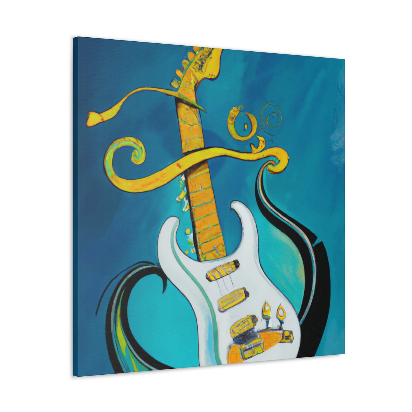 Fender in Art Nouveau - Canvas