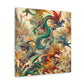 Whimsical Dragon's Dream - Canvas