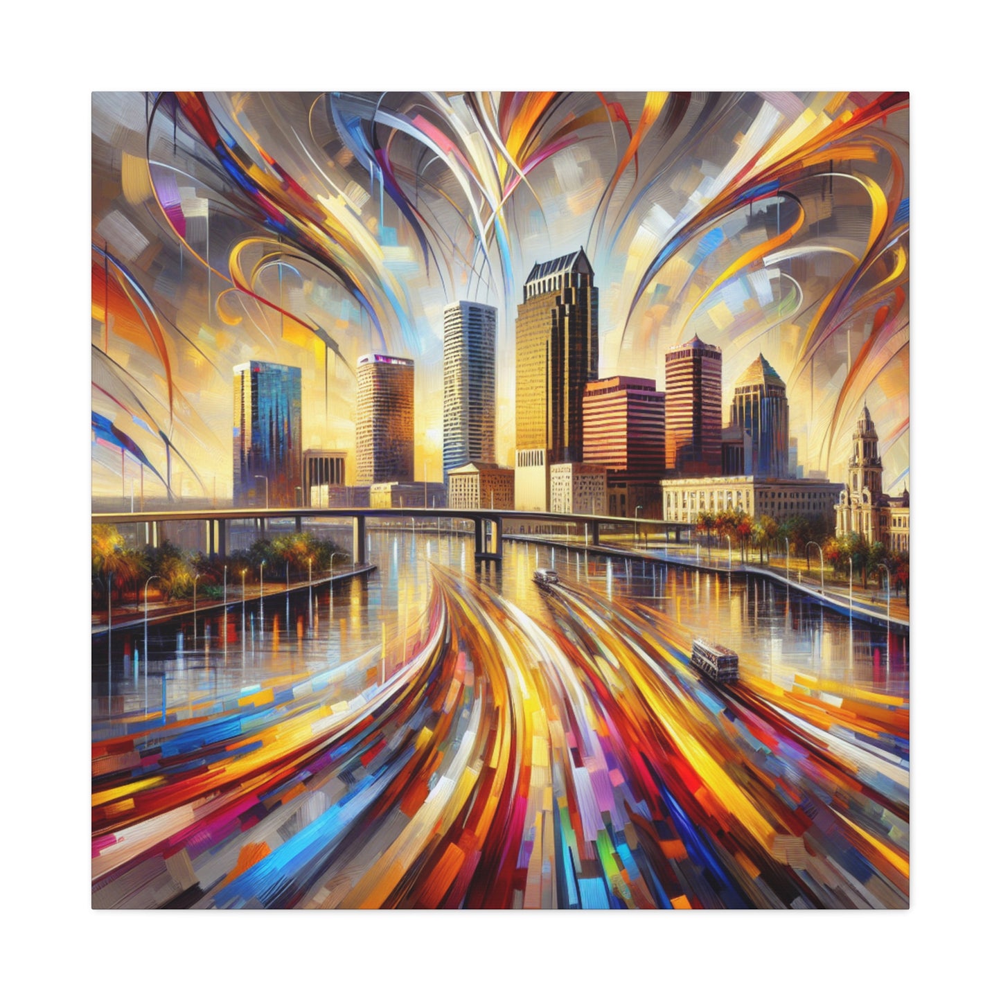 "Enigmatic Tampa Dreamscape" - Canvas