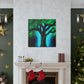 "Oak Tree Ode Variegata" - Canvas