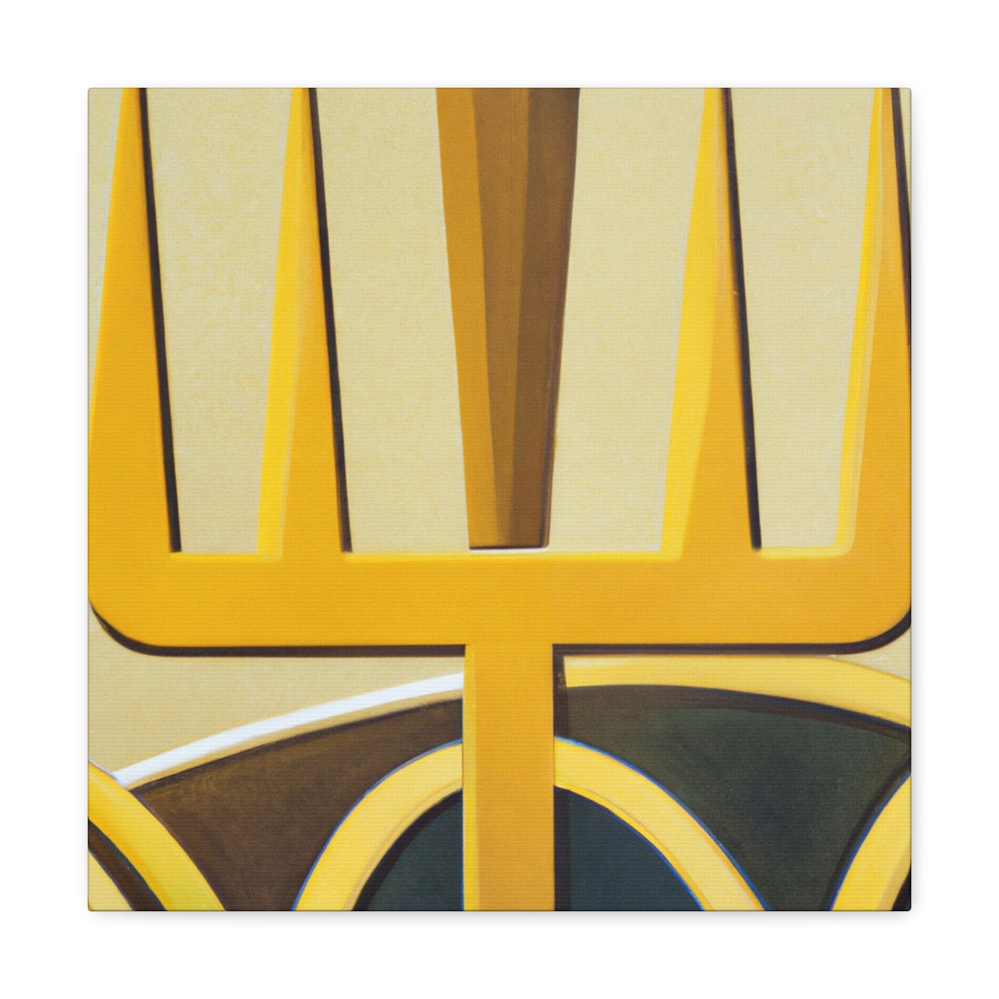 Golden Pitchfork Gleam - Canvas