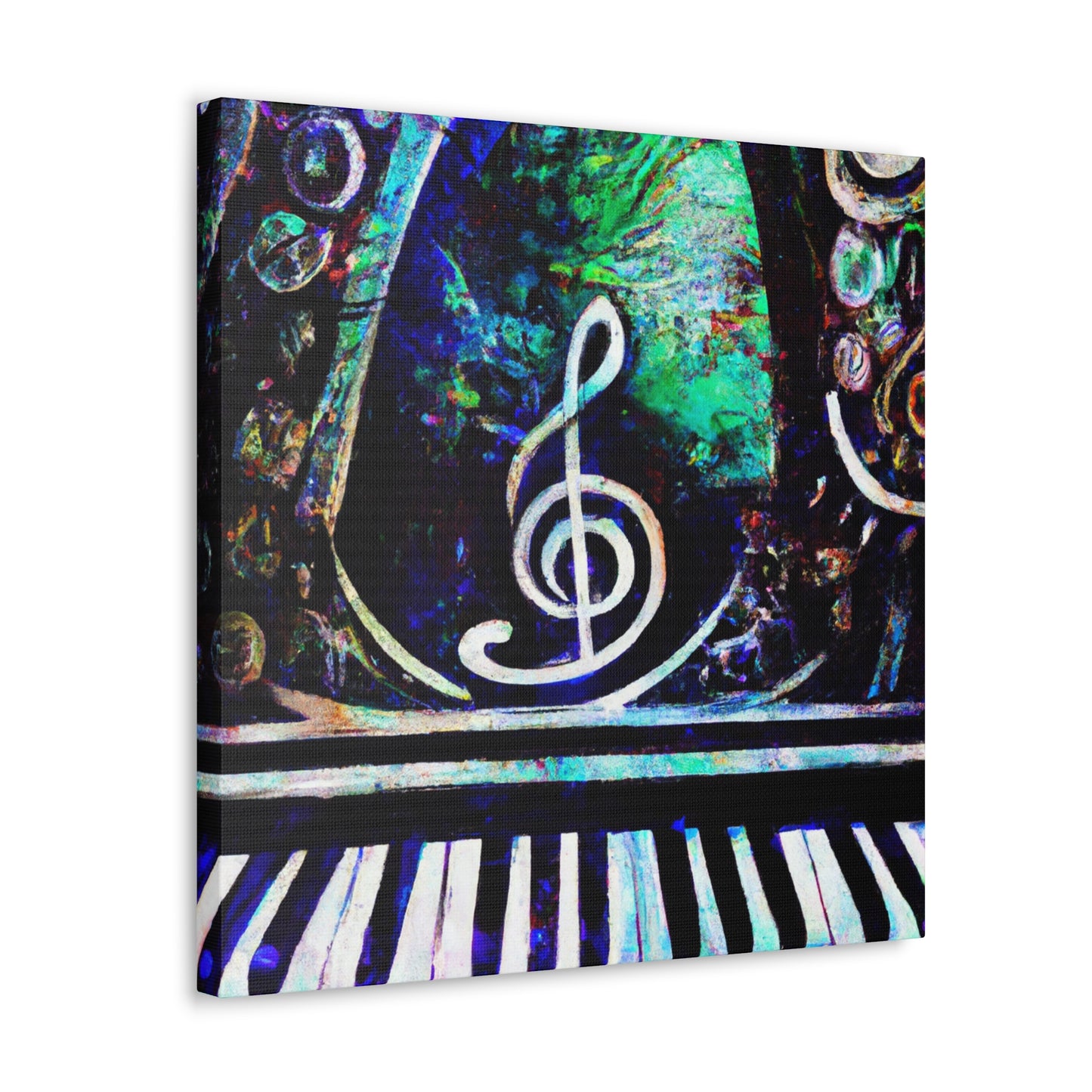 "Pianos Play Music" - Canvas