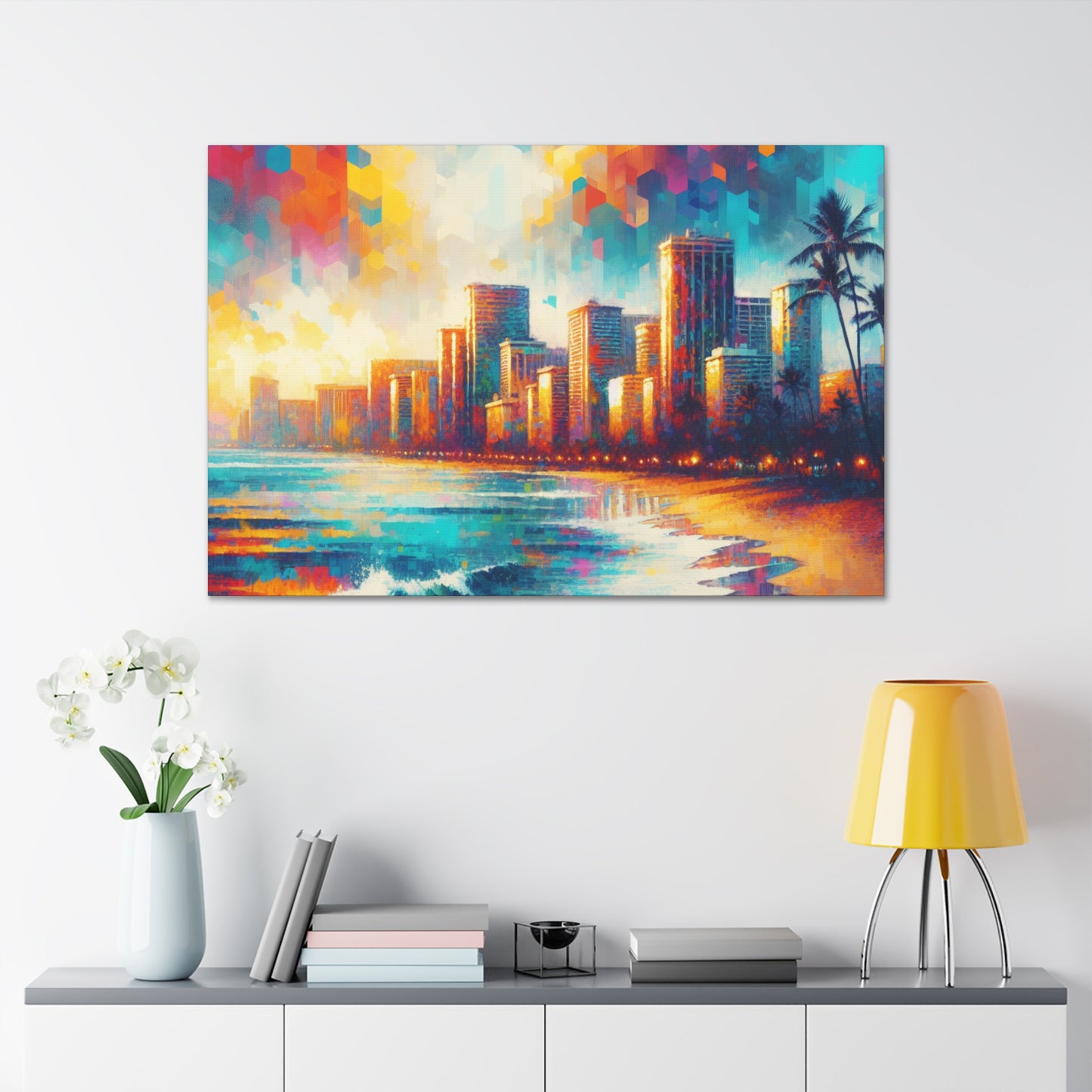 Island Paradise Awakening - Canvas