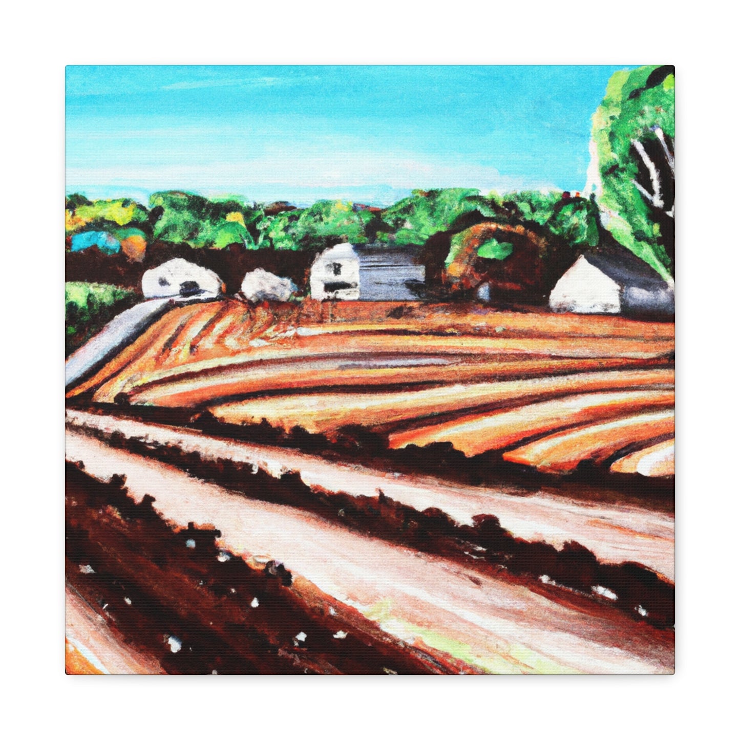 Country Road Pop Art - Canvas