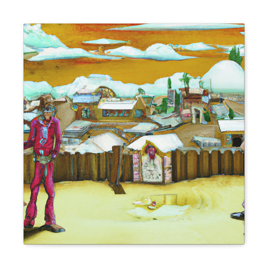 "Frontier Town Dreamscape" - Canvas