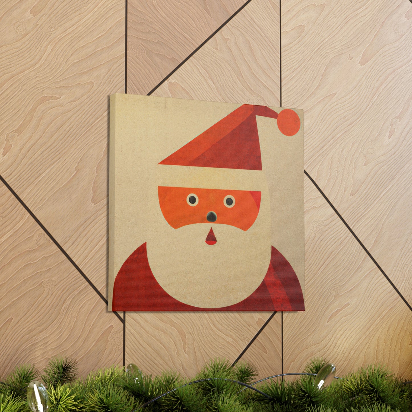 Santa in Art Deco - Canvas